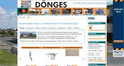 Desktop Screenshot of handwerkstadt-doenges.de