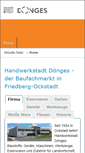 Mobile Screenshot of handwerkstadt-doenges.de